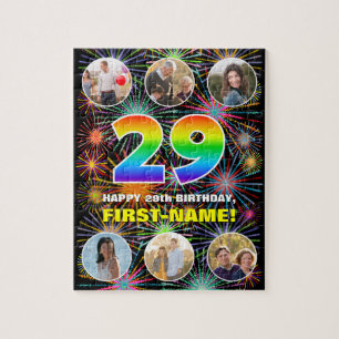 Puzzle 29e anniversaire : Arc en ciel amusant #, Nom pers
