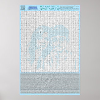 PUZZLE #2: Names - Standard Poster
