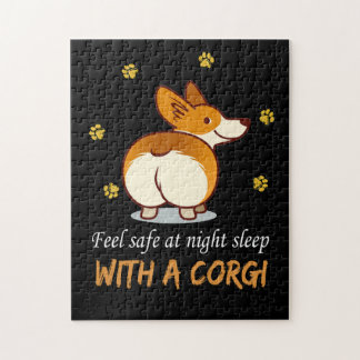 Puzzle 2 Sentez En Sécurité La Nuit Dormir Avec Un Corgi