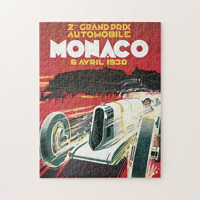 Puzzle 2ème Automobile De Monaco de Grand prix (Vertical)