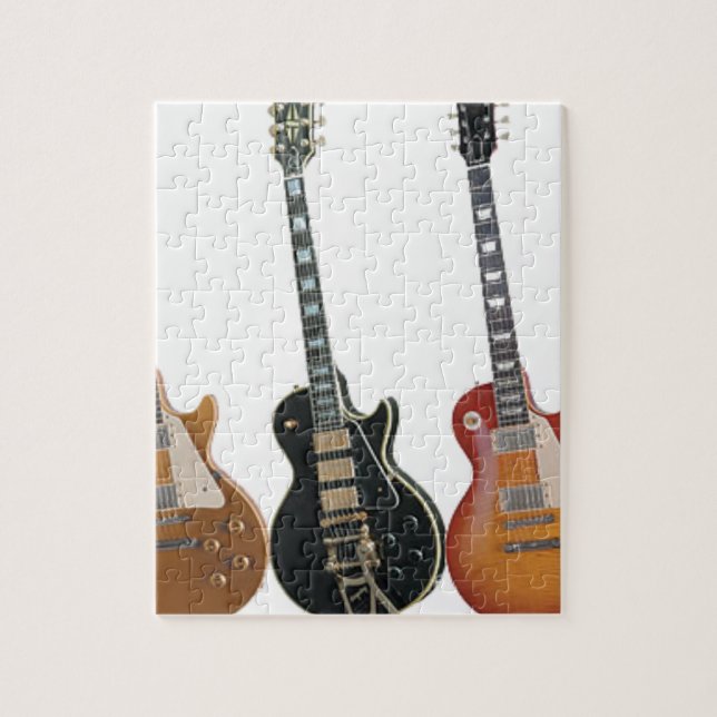 PUZZLE 3 GUITARES ÉLECTRIQUES RÉTROS (Vertical)