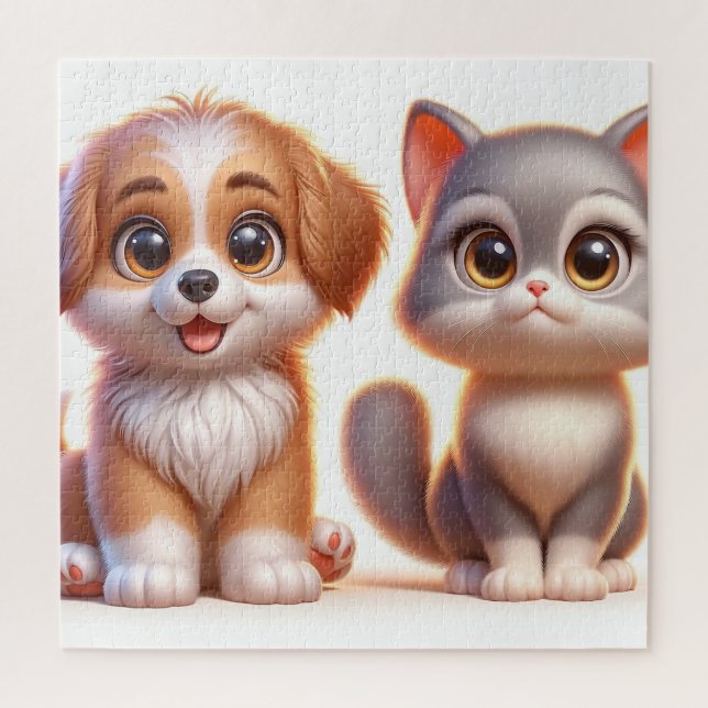 Puzzle 3D Animated 20"x20" with giftbox (Vertical)