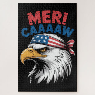 Puzzle 4 juillet Aigle Liberté Patriotique