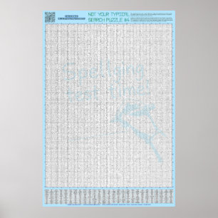 PUZZLE #4: Misspelled - Standard Poster