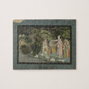 Puzzle 51.207/28 Nanda demandant à Radha pour escorter l