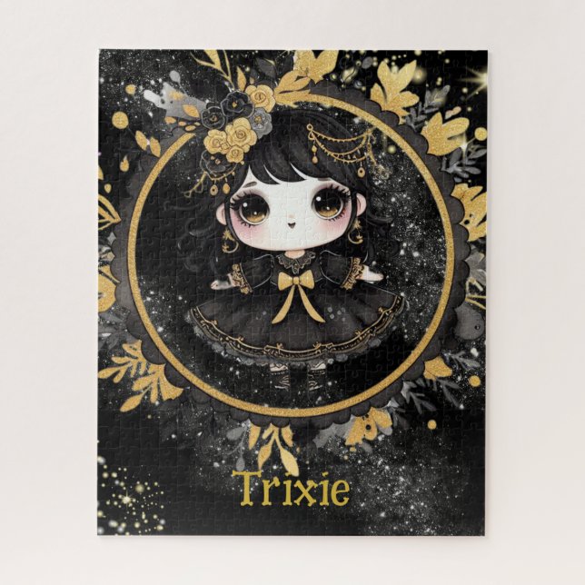 Puzzle 520 pièces | Goth Girls Kawaii Chibi Cute Custom (Vertical)