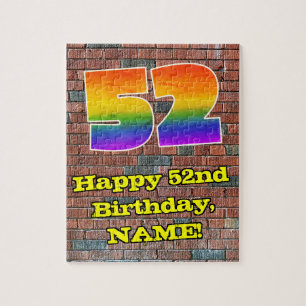 Puzzle 52e anniversaire : Arc en ciel inspiré par les gra
