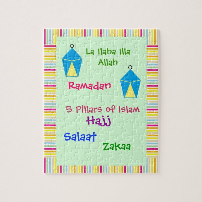 Puzzle 5 Pillars of Islam (Vertical)