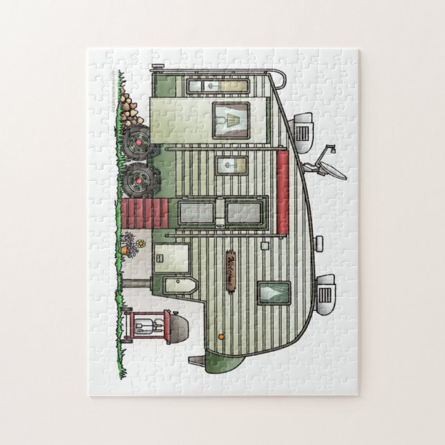 Puzzle 5ème roue de pointe (Vertical)