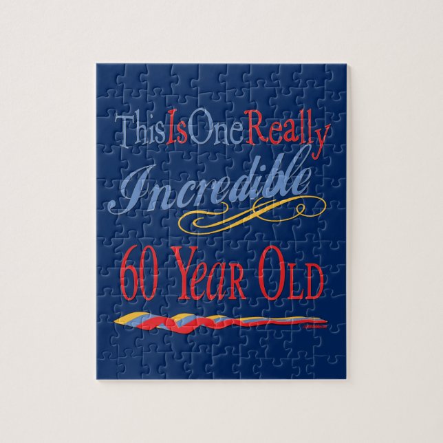 Puzzle 60 ans vraiment incroyables (Vertical)