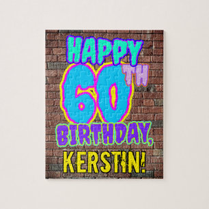 Puzzle 60e anniversaire ~ Amusant, Graffiti urbain inspir