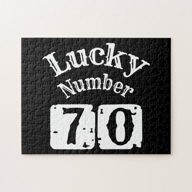 Puzzle 70 - Lucky Numéro 70 Luck (Horizontal)