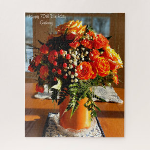 Puzzle 70e anniversaire grand-mère.