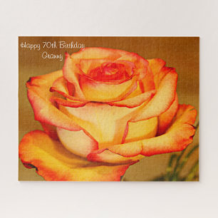 Puzzle 70e anniversaire grand-mère.