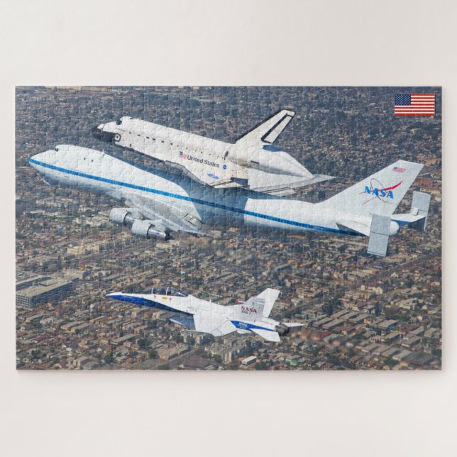 Puzzle 747 AÉRONEFS DE NAVETTE SPATIALE (20 x 30 POUCES) (Horizontal)