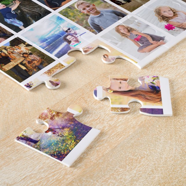 Puzzle 80 de votre famille et amis Collage photo ici (Côté)