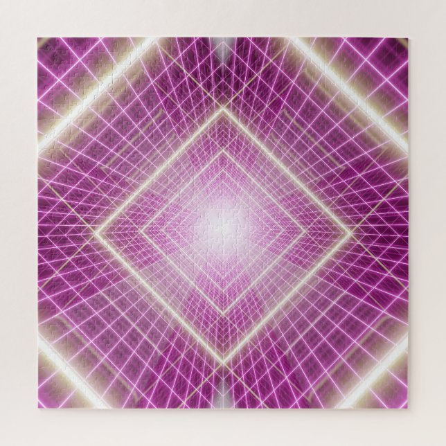 Puzzle 80s Rétro : Arrière - plan 3D Sci-Fi. (Vertical)