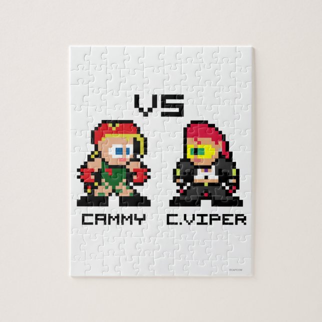 Puzzle 8bit Cammy CONTRE C.Viper (Vertical)
