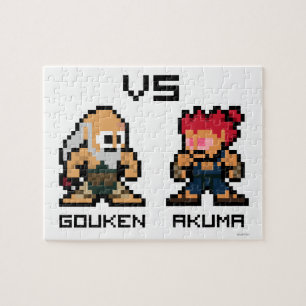 Puzzle 8bit Gouken CONTRE Akuma