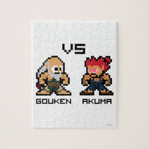 Puzzle 8bit Gouken CONTRE Akuma