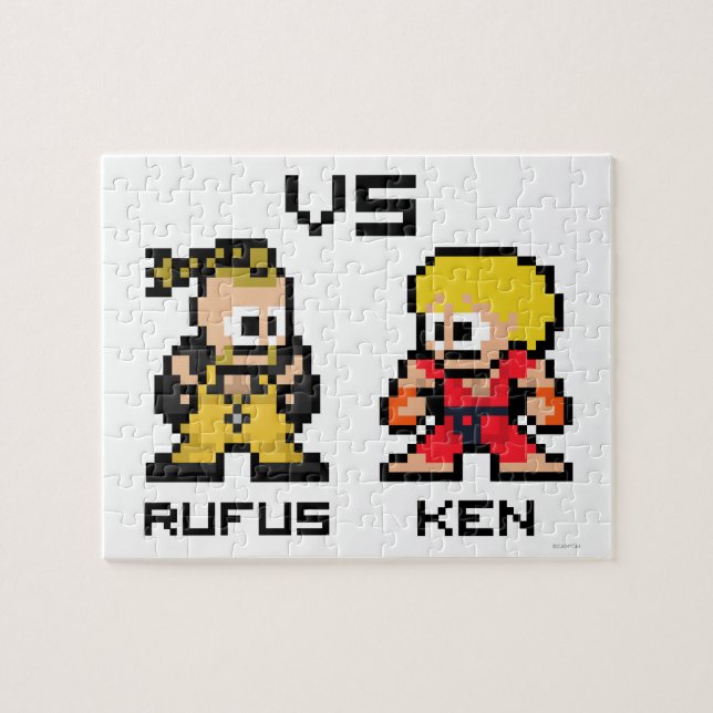 Puzzle 8bit Rufus CONTRE Ken (Horizontal)