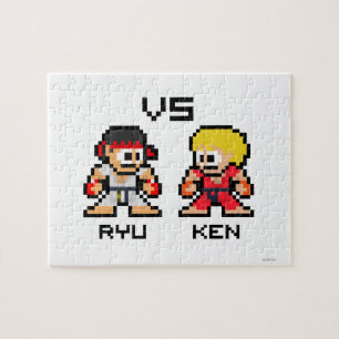 Puzzle 8bit Ryu CONTRE Ken