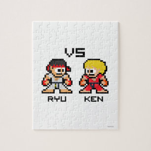 Puzzle 8bit Ryu CONTRE Ken