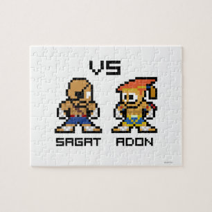 Puzzle 8bit Sagat CONTRE Adon