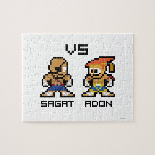 Puzzle 8bit Sagat CONTRE Adon (Horizontal)