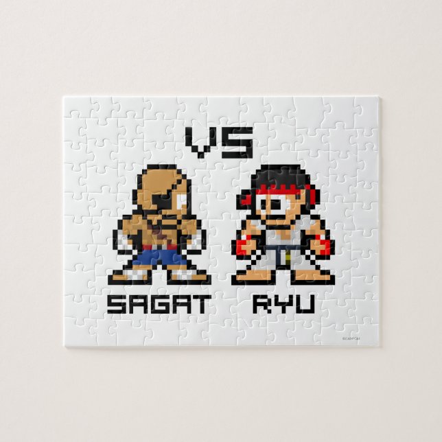 Puzzle 8bit Sagat CONTRE Ryu (Horizontal)