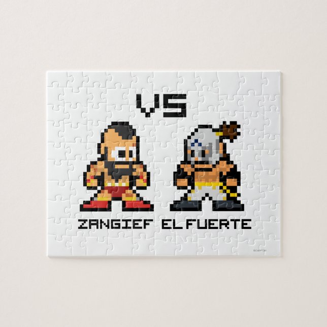 Puzzle 8bit Zangief CONTRE l'EL Fuerte (Horizontal)