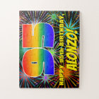 95e anniversaire : Feu d'artifice festif amusant e