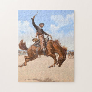 Puzzle A Buck Jumper 1893 - Frederic Remington