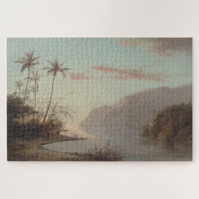 Puzzle A Creek à St. Thomas (Iles Vierges) par Pissarro (Horizontal)