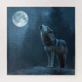 Puzzle A Howling Wolf