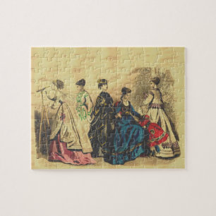 Puzzle à la mode victorienne Dames