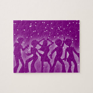 PUZZLE À L'EMBOÎTEMENT DE DANSE DISCO DES ANNÉES 1