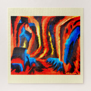 Puzzle A l'intérieur d'un volcan