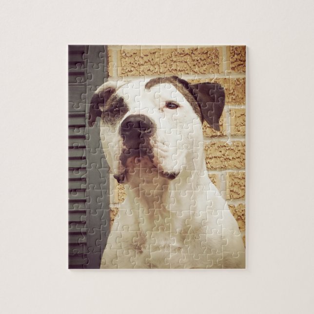 Puzzle À l'os de pitbull (Vertical)