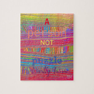 Puzzle A Person NOT a Puzzle- Autism Acceptance