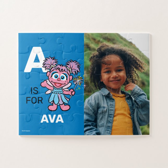 Puzzle A personnalisé est pour Abby Cadabby | Photo (Horizontal)
