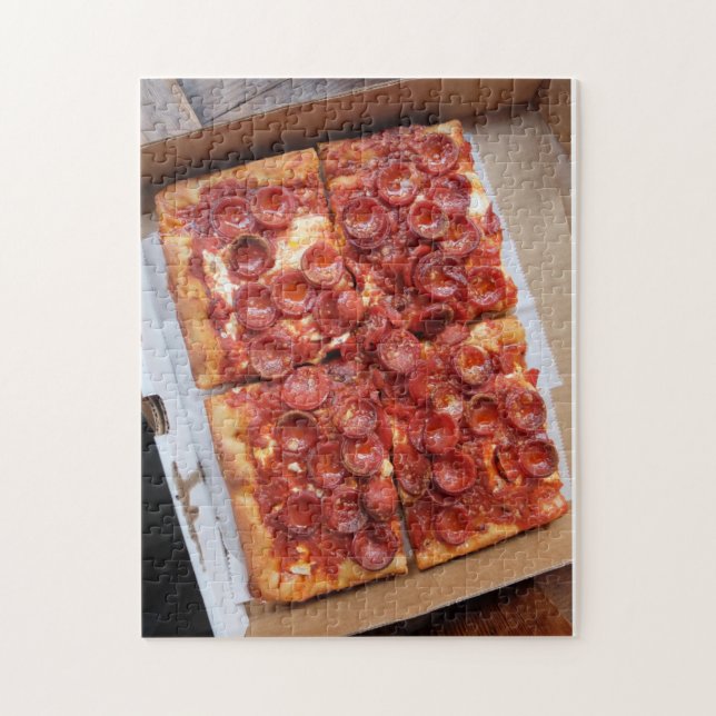 Puzzle à tarte Carré épicé par des coups (Vertical)
