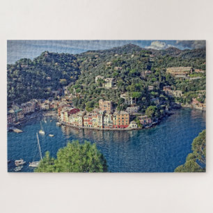 Puzzle A View to Portofino, Italia - 20x30 - 1014 pcs.