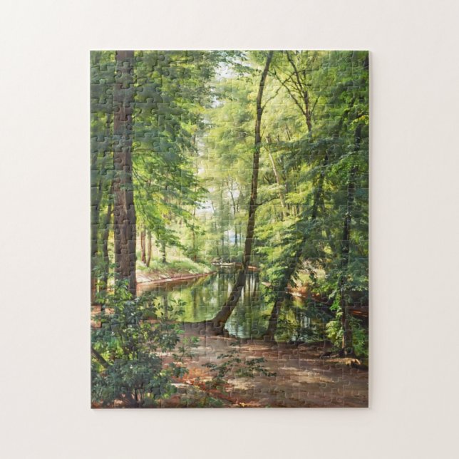 Puzzle Aagaard Forest Stream Landscape (Vertical)