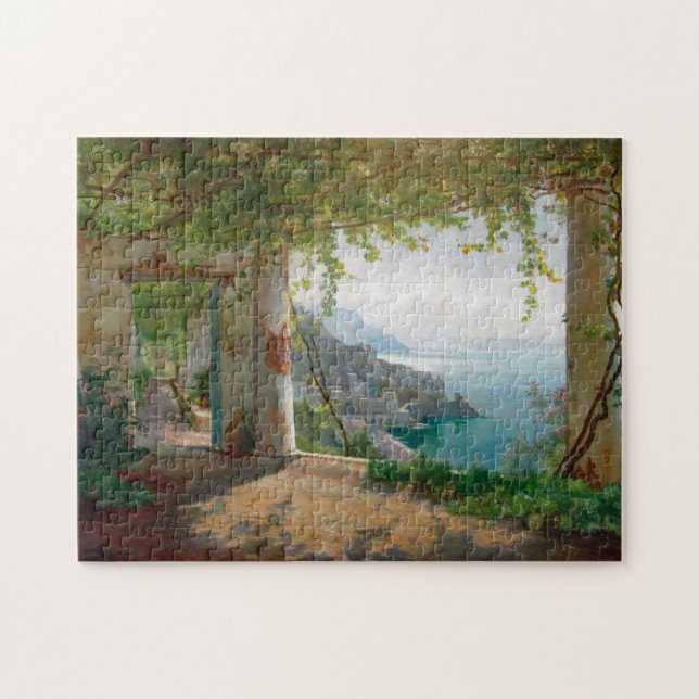 Puzzle Aagaard Loggia Amalfi Italy Painting (Horizontal)