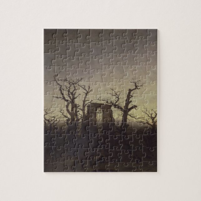 Puzzle Abbaye au milieu des chênes par Caspar David Fried (Vertical)