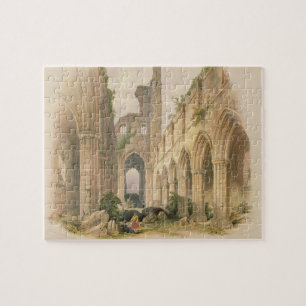 Puzzle Abbaye de Kirkstall, Nave et choeur, 'du lundi