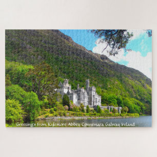 Puzzle Abbaye de Kylemore Connemara Galway Irlande. Puzzl