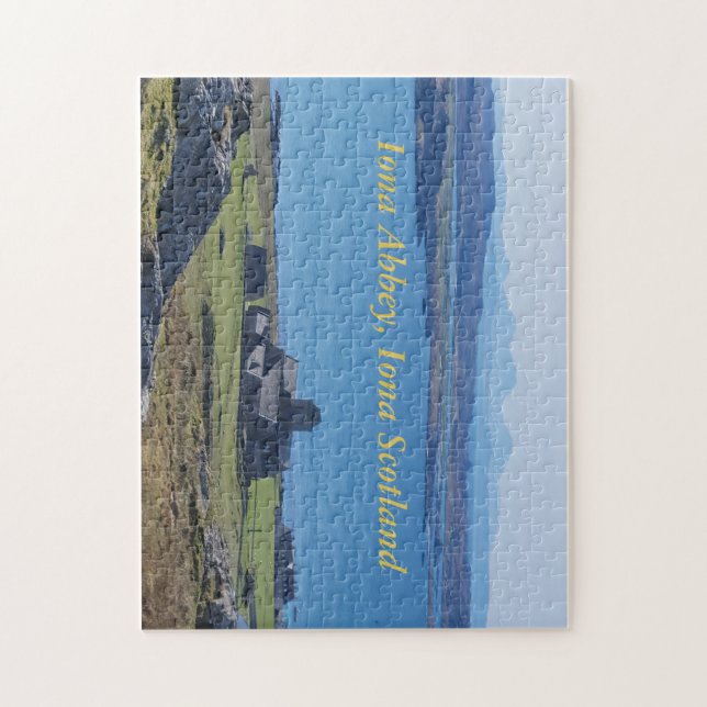 Puzzle Abbaye d'Iona De Dun I, Iona Ecosse (Vertical)