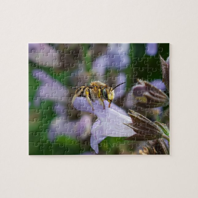 Puzzle Abeille sur une fleur (Horizontal)